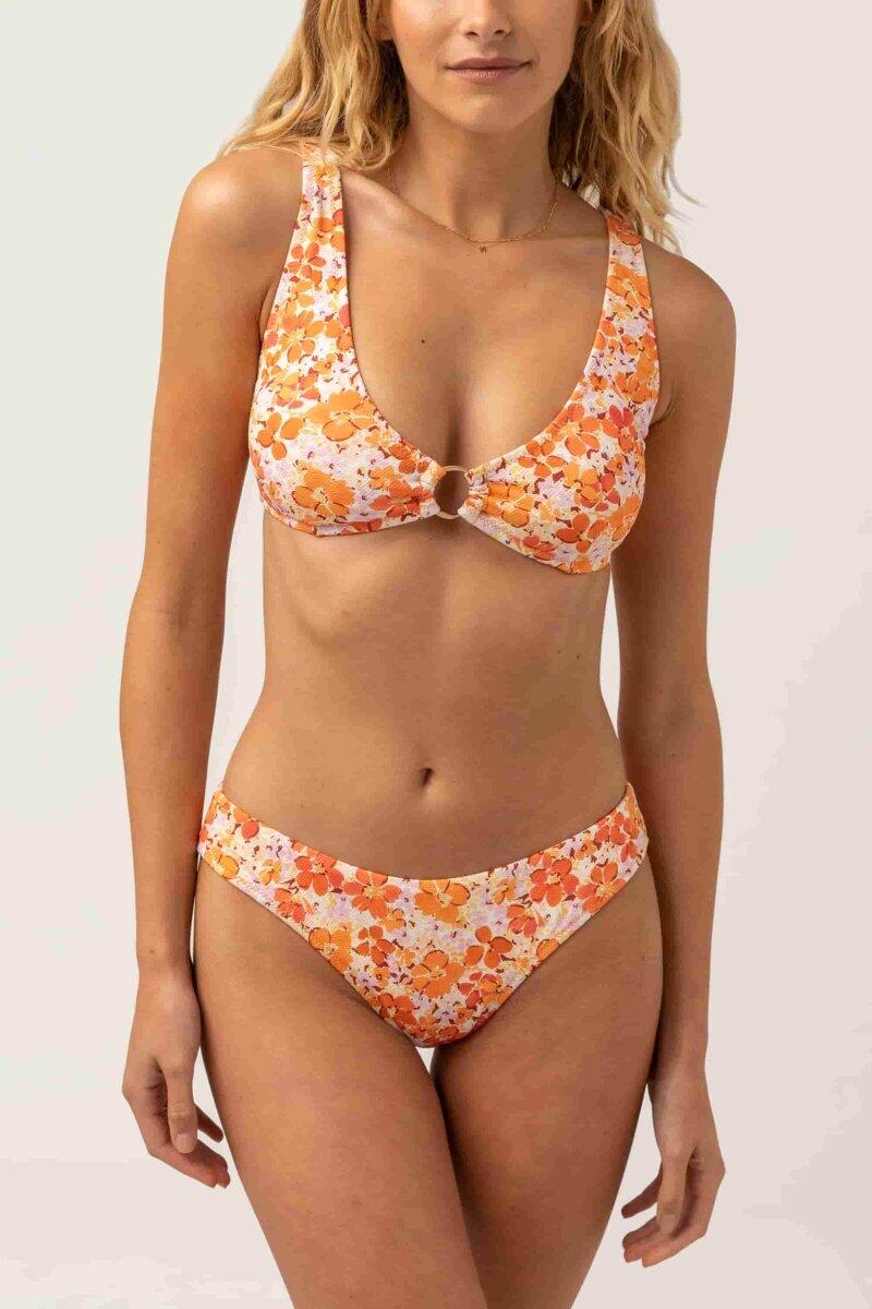Rosa Floral - Haut De Maillot Femme 4/5