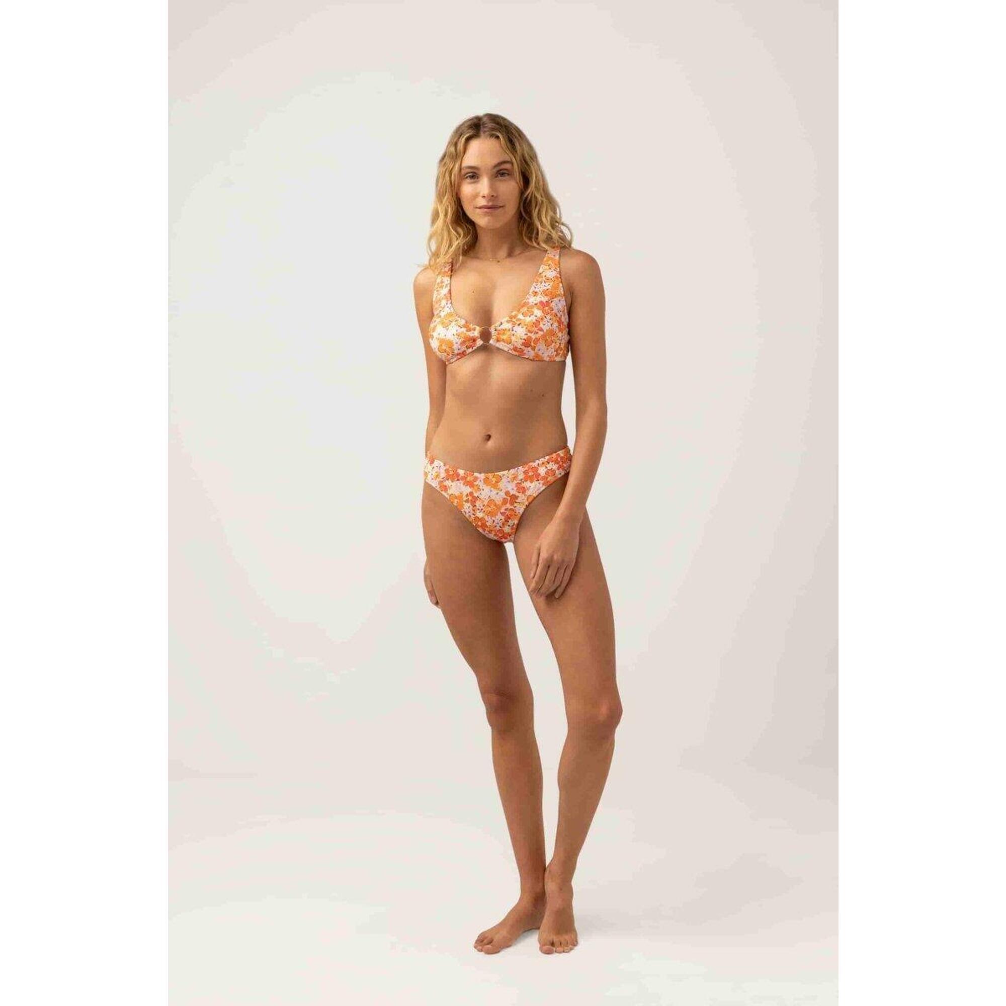 Rhythm - Rosa Floral - Haut De Maillot Femme - Maillot De Bain 2 Pièces - Rose - 44 L - Decathlon