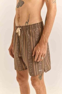 Spiaggia a Strisce Paisley - Short Uomo