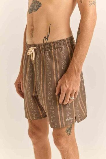 Spiaggia a Strisce Paisley - Short Uomo