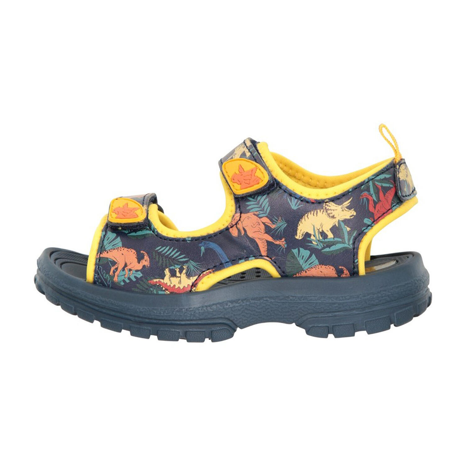 Sandalen Kinder Marineblau/Senf 3/4