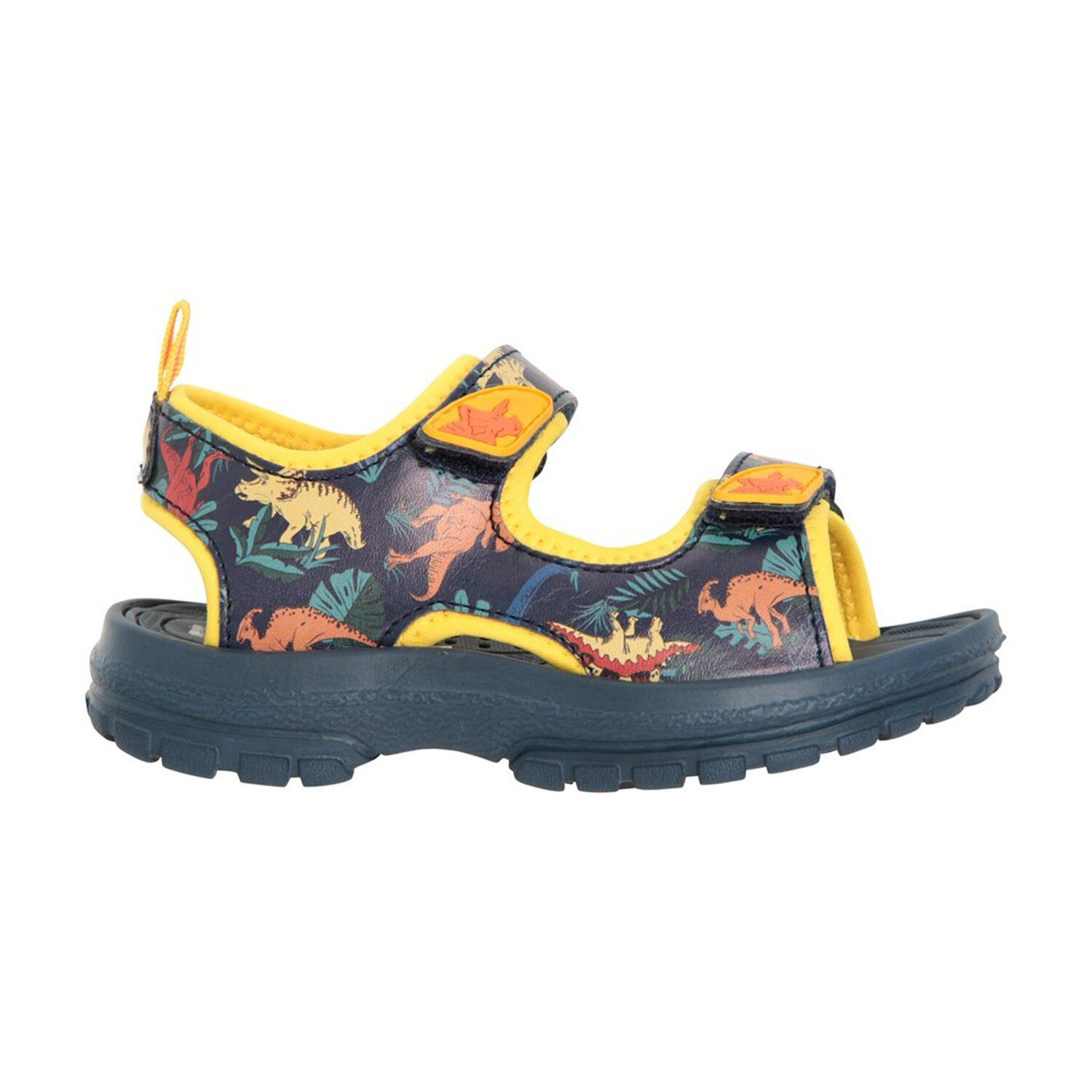 Sandalen Kinder Marineblau/Senf 4/4