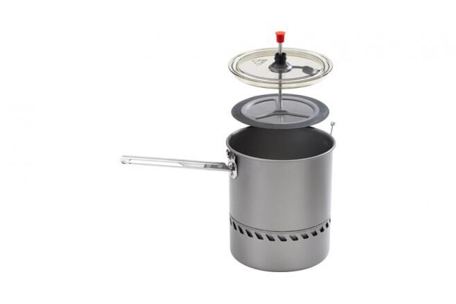 Kit di pentole per tè e caffè MSR Reactor da 1 l 3/3