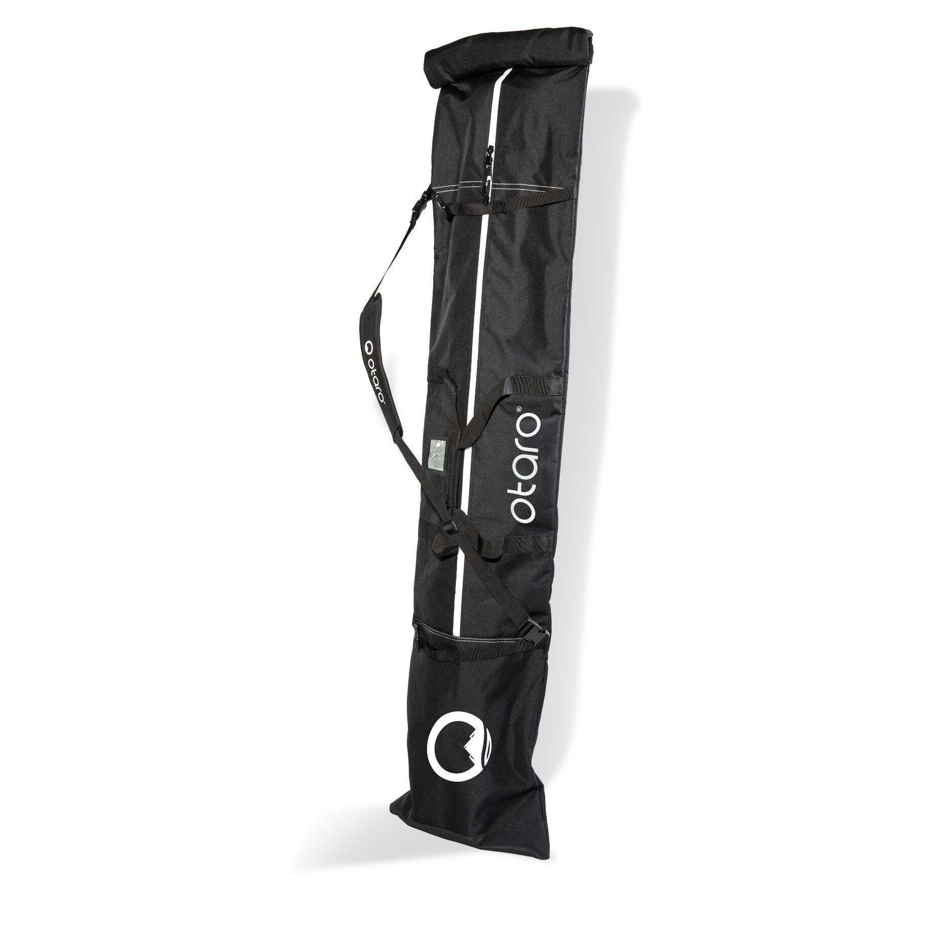 Otaro - Housse Ski (1 Paires De Skis & Bâtons) | Sac À Skis Premium - Noir - Sac De Conservation - Blanc|noir - 220 Cm - Decathlon