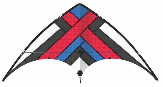 Cerf-volant acrobatique Gunther Xero Loop GU1081 Rouge 160 x 80 cm