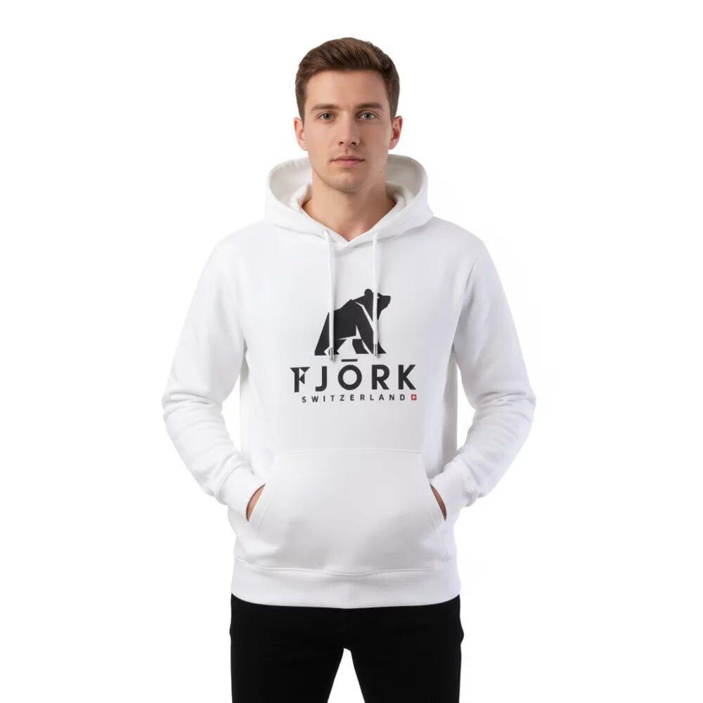 Fjork Merino - Hoodie Ttlis Homme - Sweat-shirt - Blanc|noir - 40 M - Decathlon