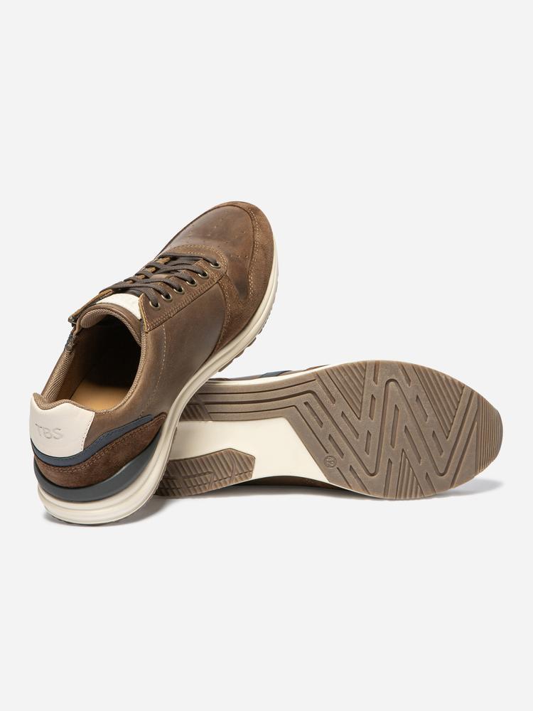 Baskets zippées Homme - SLIMANE Cognac 4/5