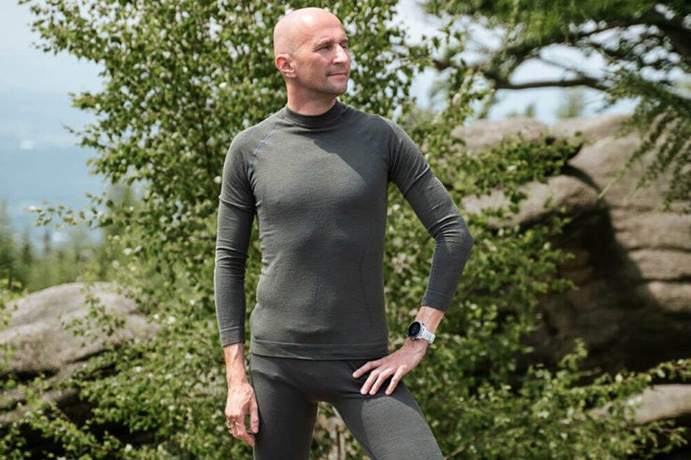 Koszulka longsleeve termoaktywna męska długi rękaw Fjord Nansen Oxiva Merino 2/6