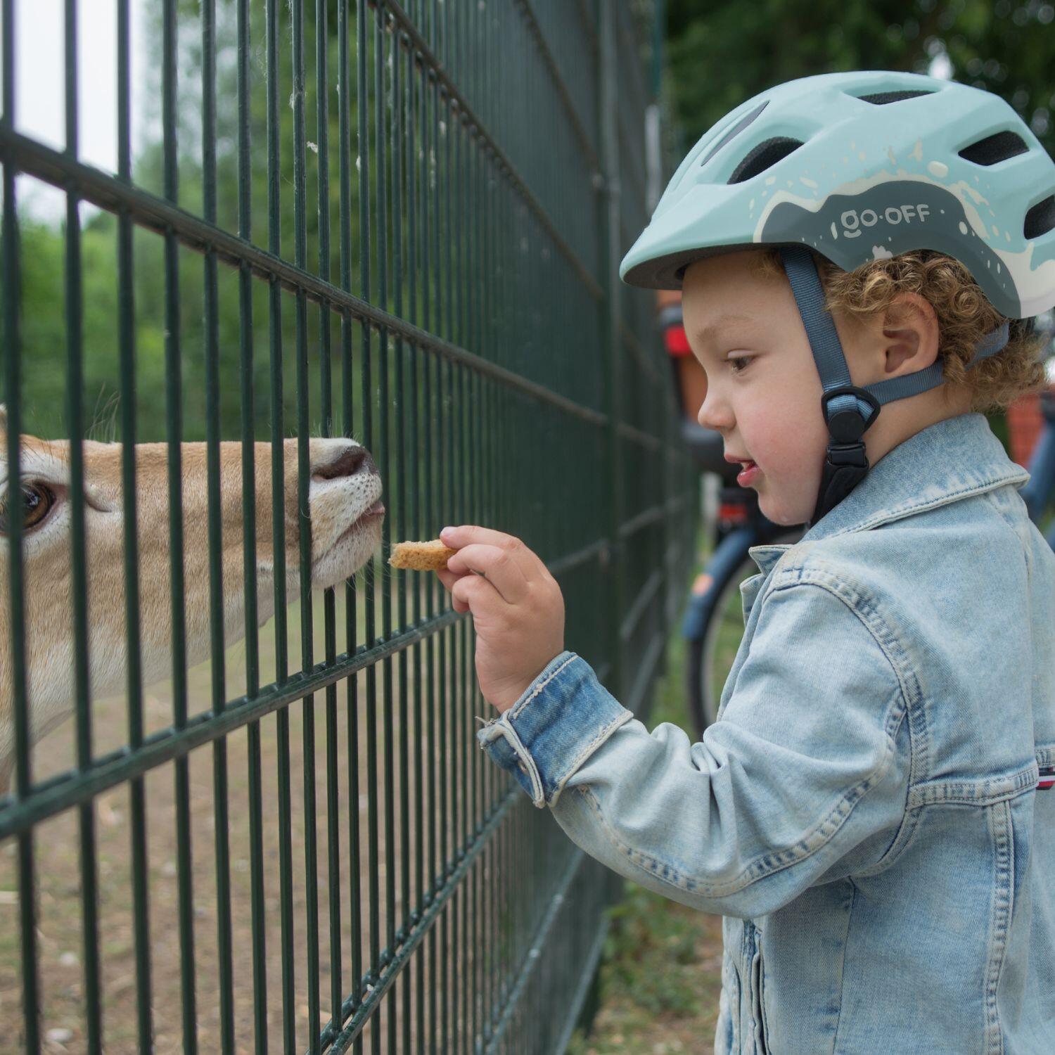 GO-OFF FIRST kinderhelm maat S groen 4/7