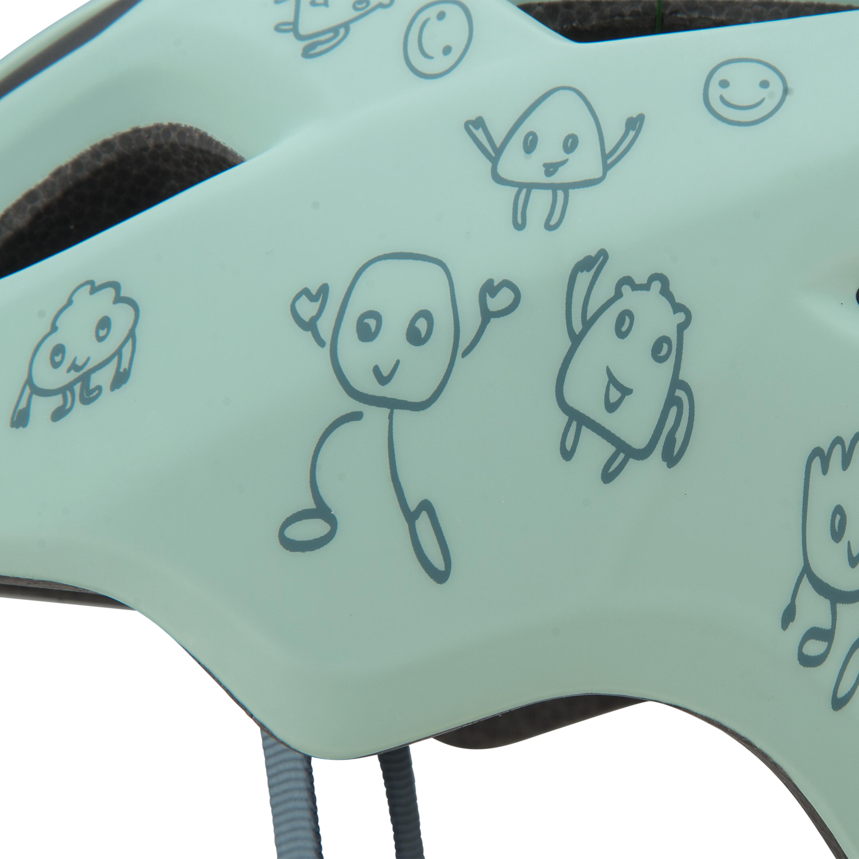 GO-OFF FIRST kinderhelm maat XS grijs-blauw 6/7