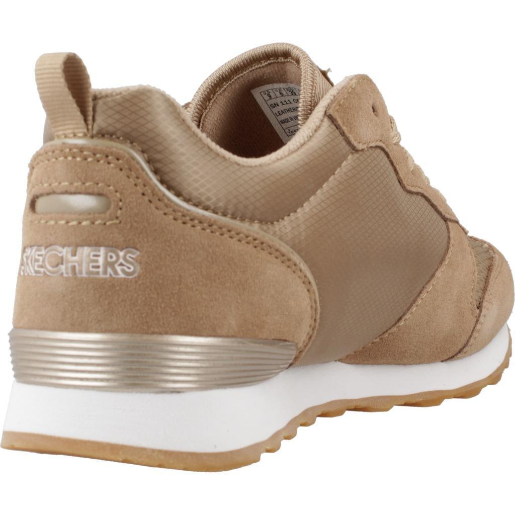 Baskets Skechers Modèle 85goldn Gurl Couleur Marron 3/5