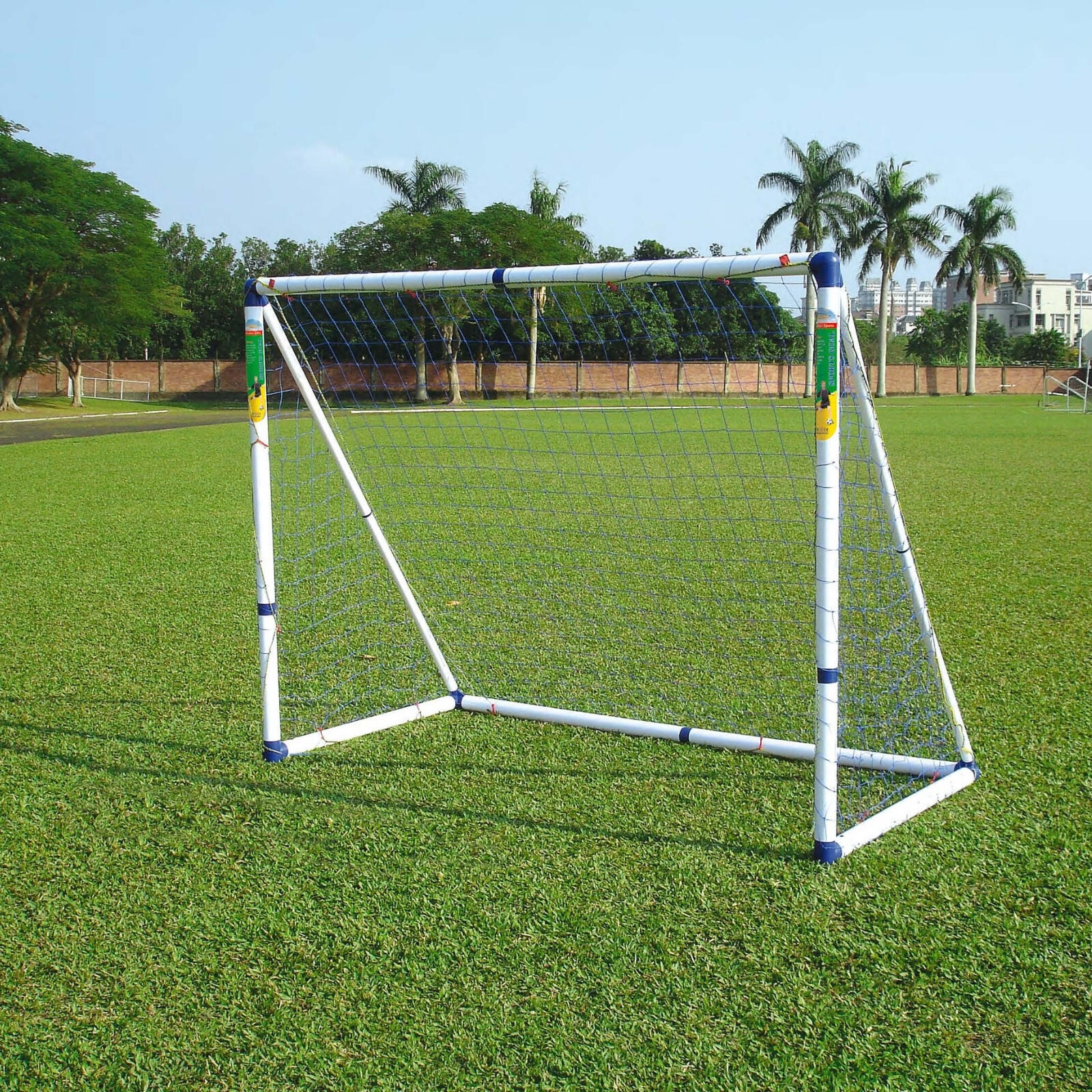 Outdoor Play Soccer Goal New Structure Deluxe - 8ft
