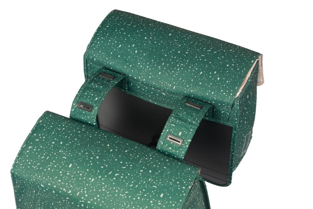 Basil Flair sacoche double 35 l - vert - déperlante, avec réflecteur... 2/4