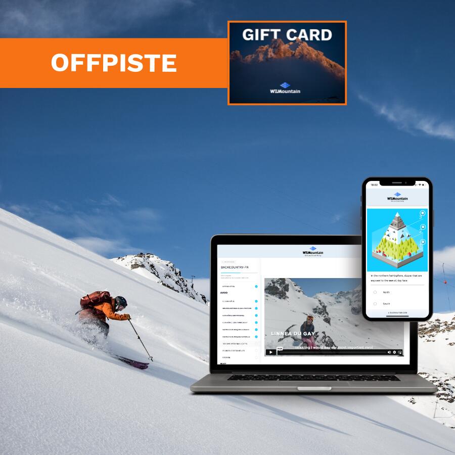 WEMOUNTAIN OFFPISTE Gift Voucher: Mountain Safety