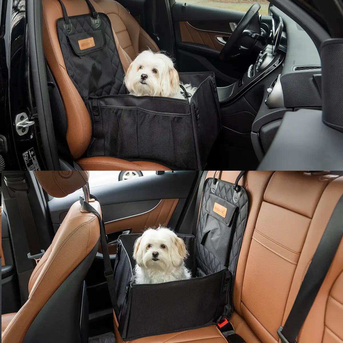 Sedile Auto per Cani – Seggiolino Rialzato e Sicuro per Viaggiare 6/6