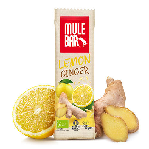 Mulebar - Barre Énergétique Aux Céréales - Bio - Vegan - 40g - Citron - Gingembre - Barre Énergétique - 40 G - Decathlon
