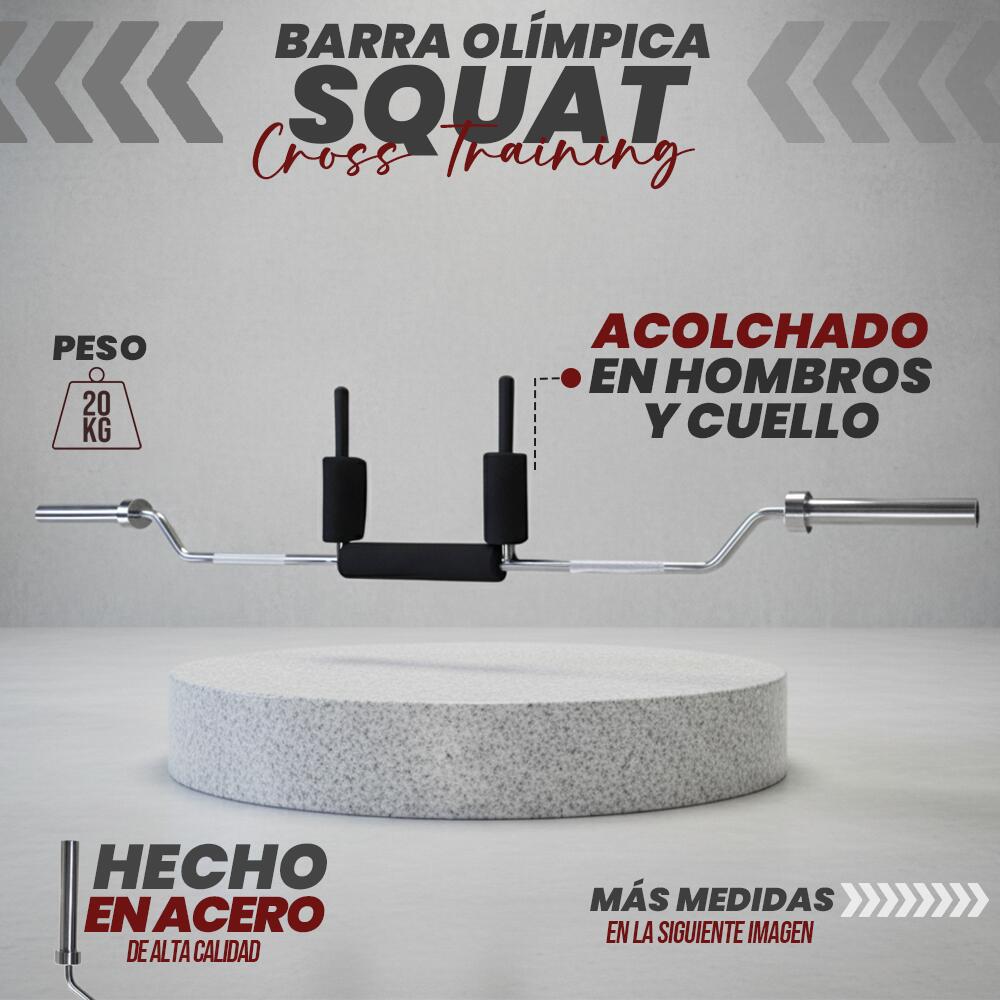 Barra Olímpica Agachamento Cross Training Viok Sport 4/5