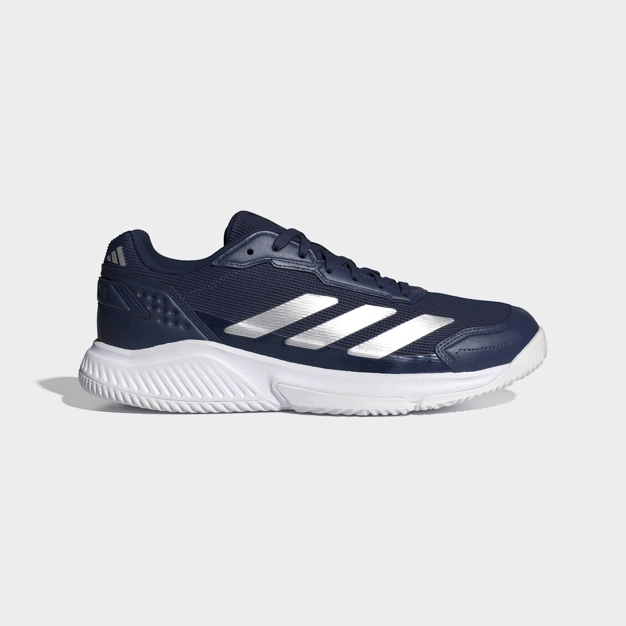 Adidas - Chaussure De Padel Courtquick - Chaussures De Sport - Blanc|bleu|gris - Decathlon