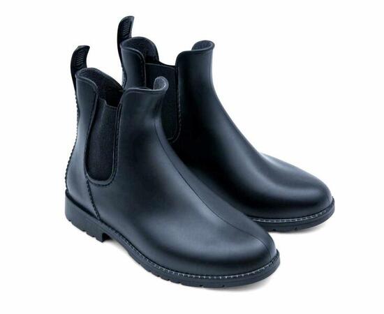 PVC Stiefelette Cardiff schwarz, Stiefeletten für Erwachsene 083/93