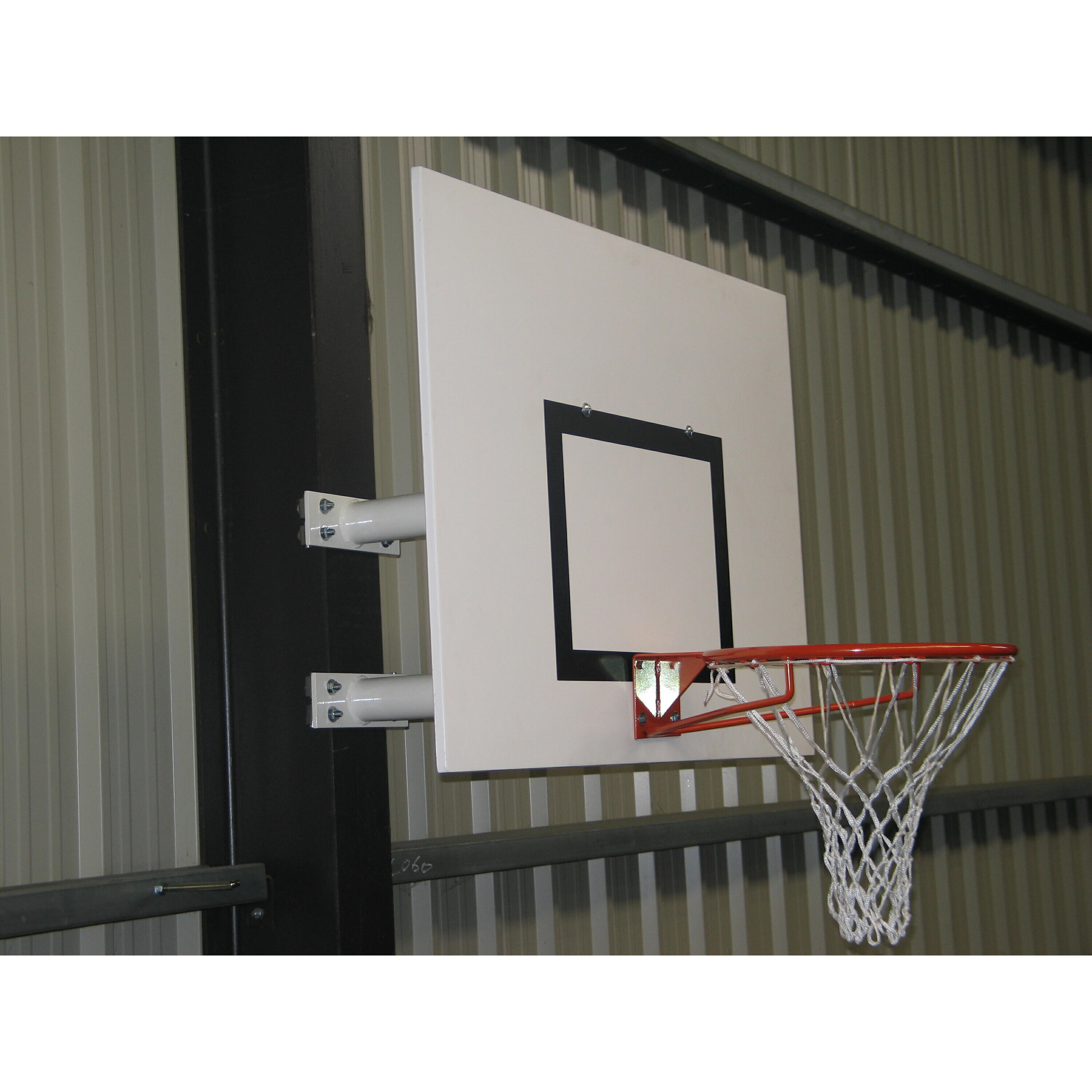 Sporti France - Panier De Basket Mural Hauteur Fixe Rectangle Sporti - Panier De Basket - Blanc - Taille Unique - Decathlon
