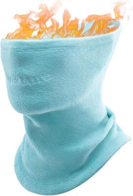 Qunature omkeerbare winter fleece nekwarmer groen