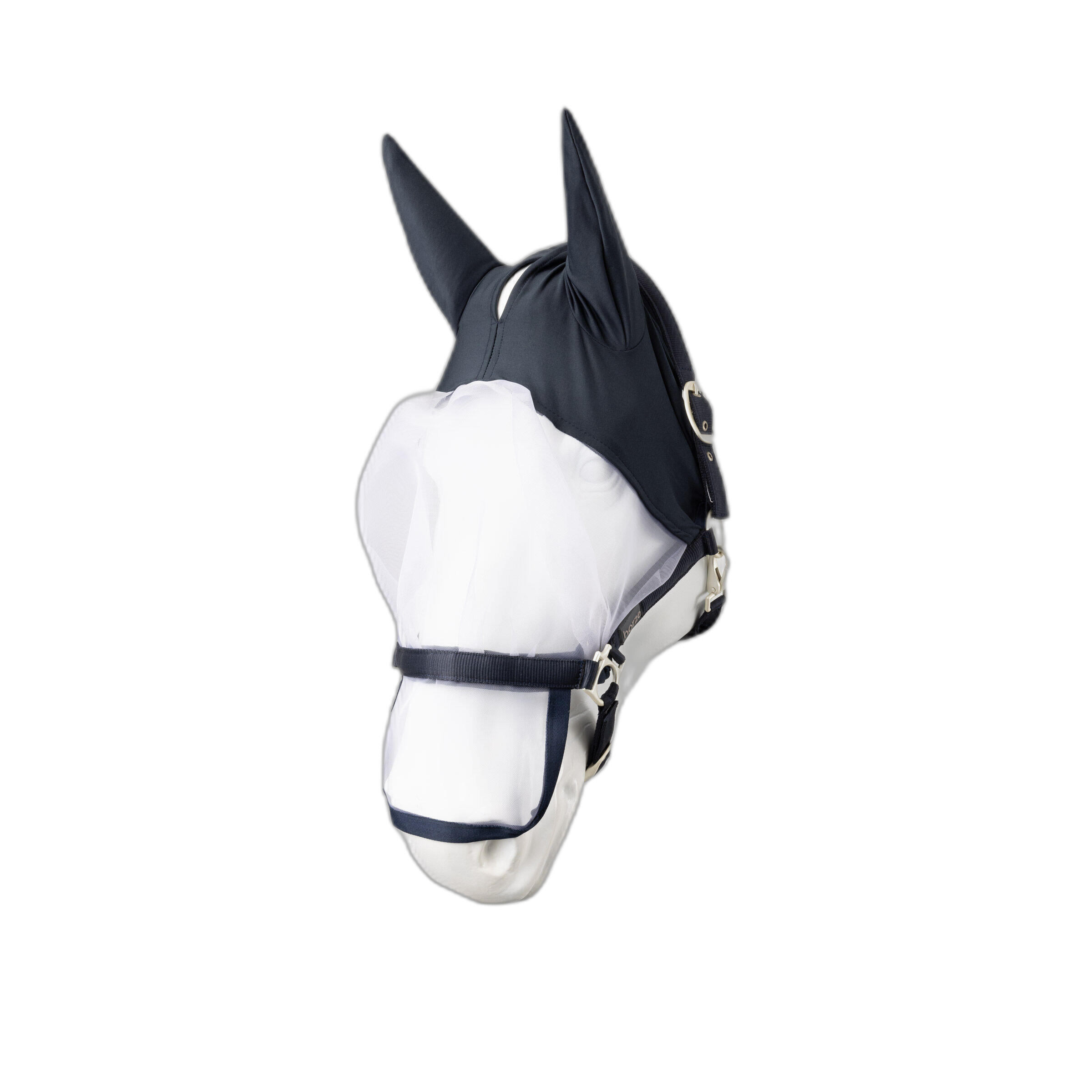 Horze - Licol Avec Masque Anti-mouches Pour Cheval Horze Paso Fino - Licol - Bleu - Cob - Decathlon