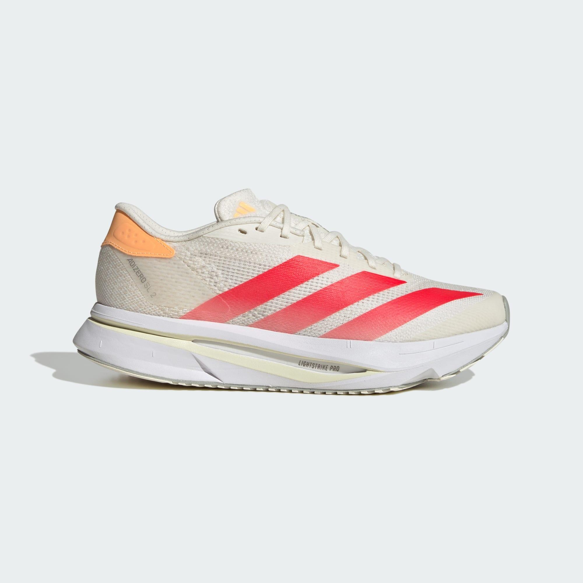 Adidas - Chaussure Adizero Sl2 - Chaussures De Sport - Blanc|orange|rouge - Decathlon