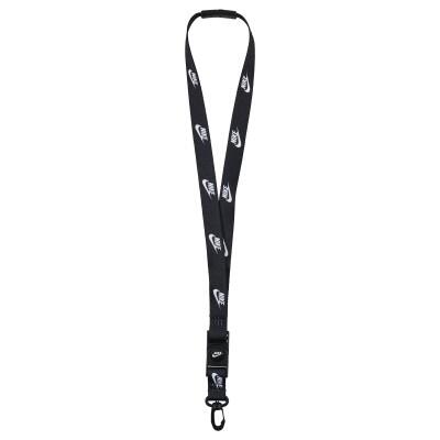 NIKE NKLANC Durable Ripstop Material Club Standard Lanyard - Black 1/1