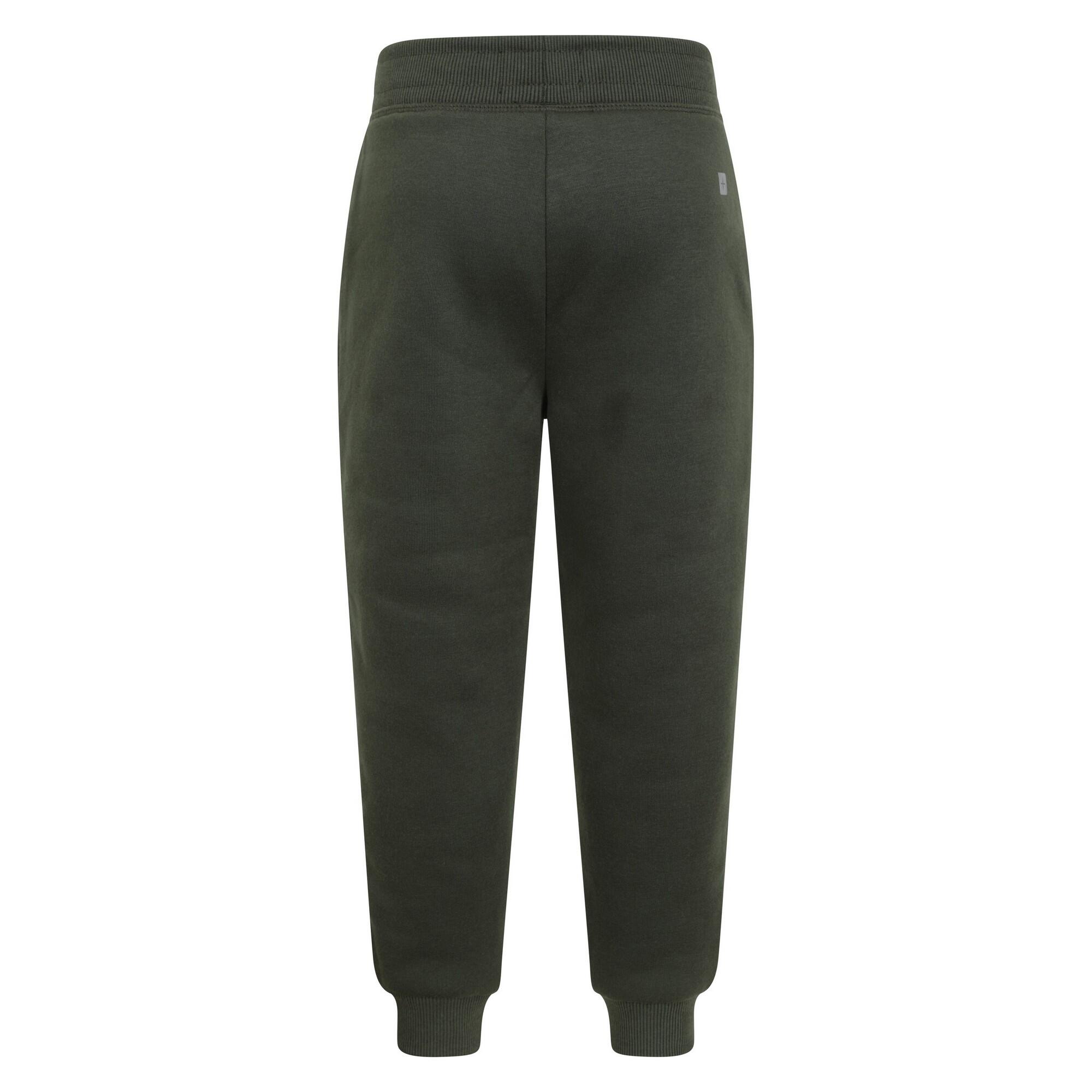 Pantaloni Da Jogging Bambini Mountain Warehouse Nordic Verde Kaki 2/4