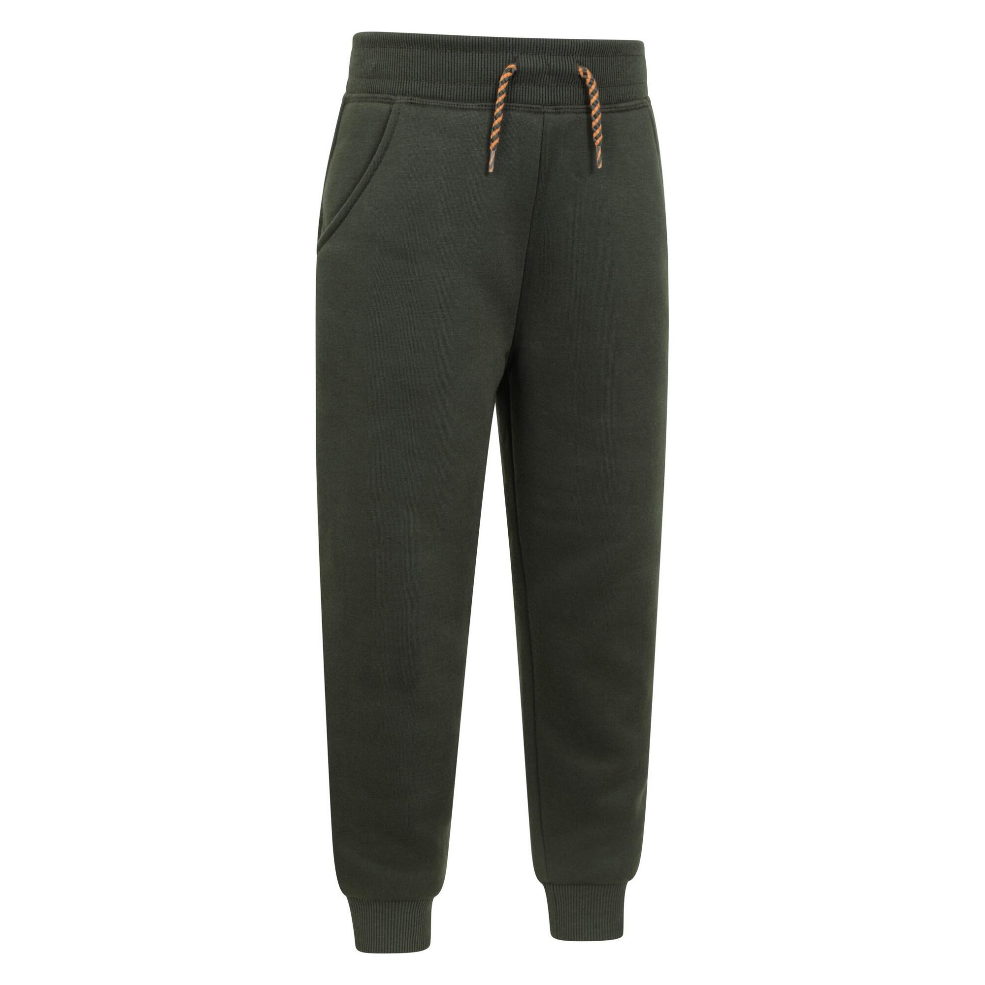 Pantaloni Da Jogging Bambini Mountain Warehouse Nordic Verde Kaki 4/4