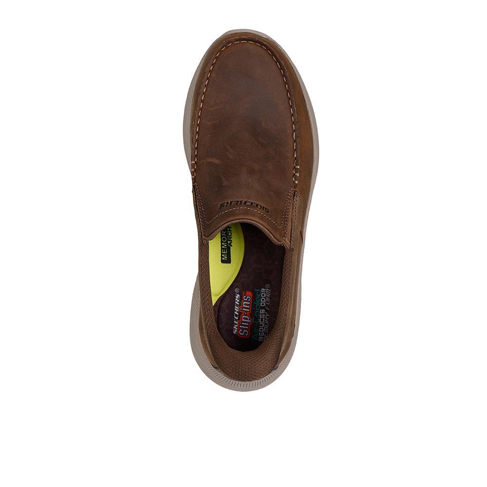 Zapatillas Mocasín Skechers Hombre Pollard - Osgood Marrones 3/4