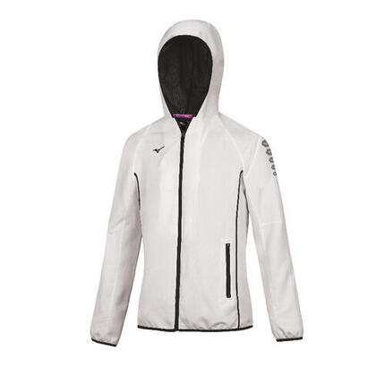 Veste Coupe Vent Blanc Femme Mizuno Team Nagasaki Micro