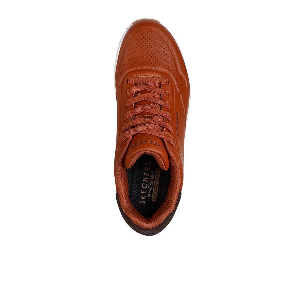 Zapatillas Skechers Hombre Uno - Tailored Air Marrones 3/4