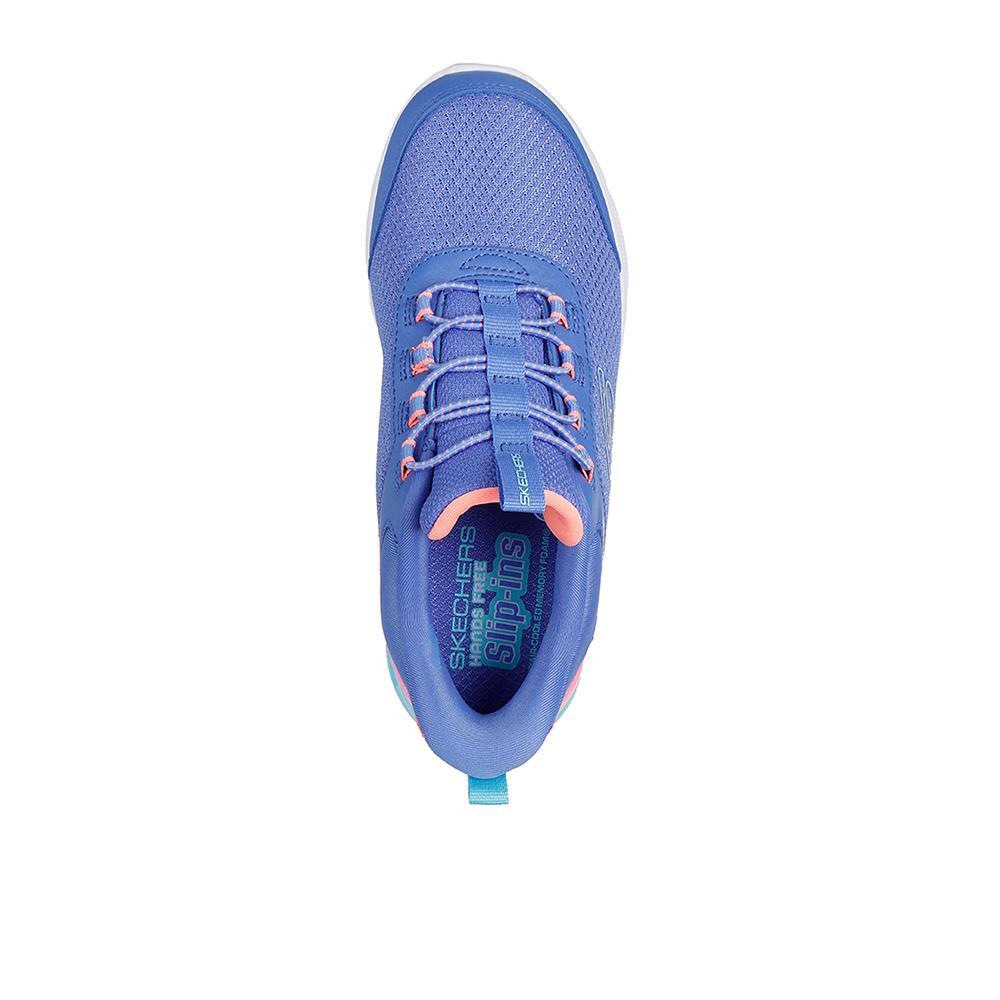 Zapatillas Skechers Niña Microspec Max - Color Trifecta Azules 3/7