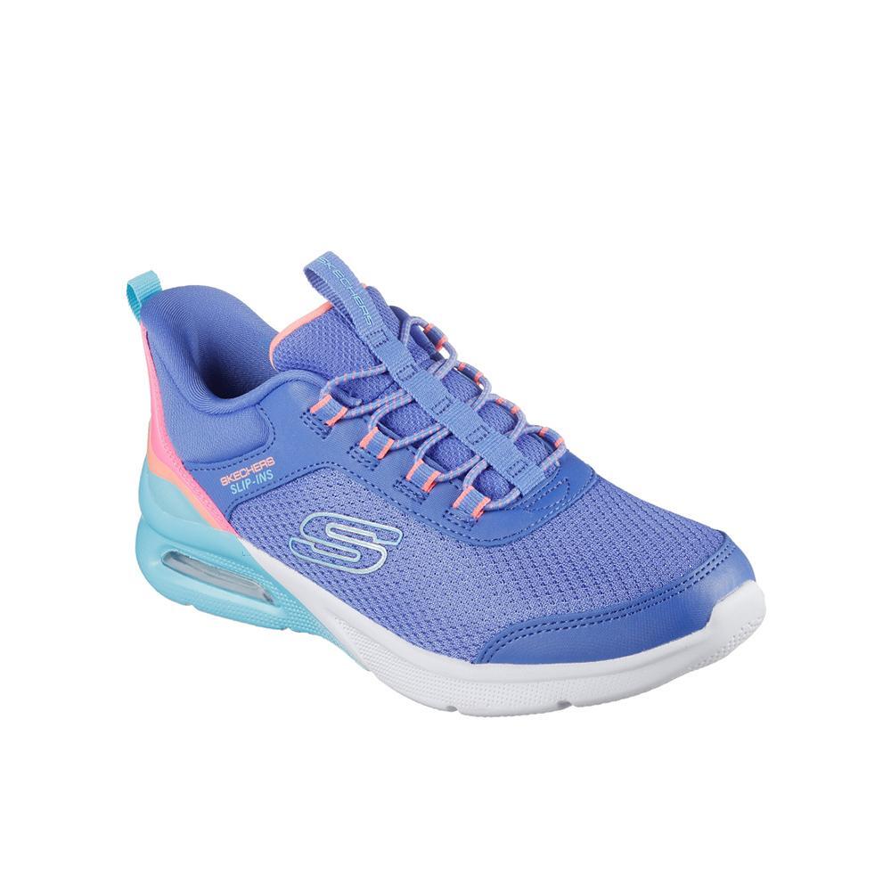 Zapatillas Skechers Niña Microspec Max - Color Trifecta Azules 2/7