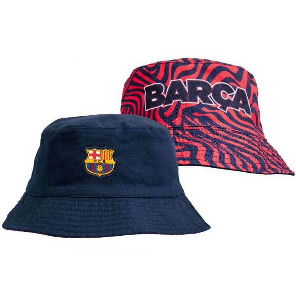 Barcelona FC Unisex Adult Reversible Bucket Hat
