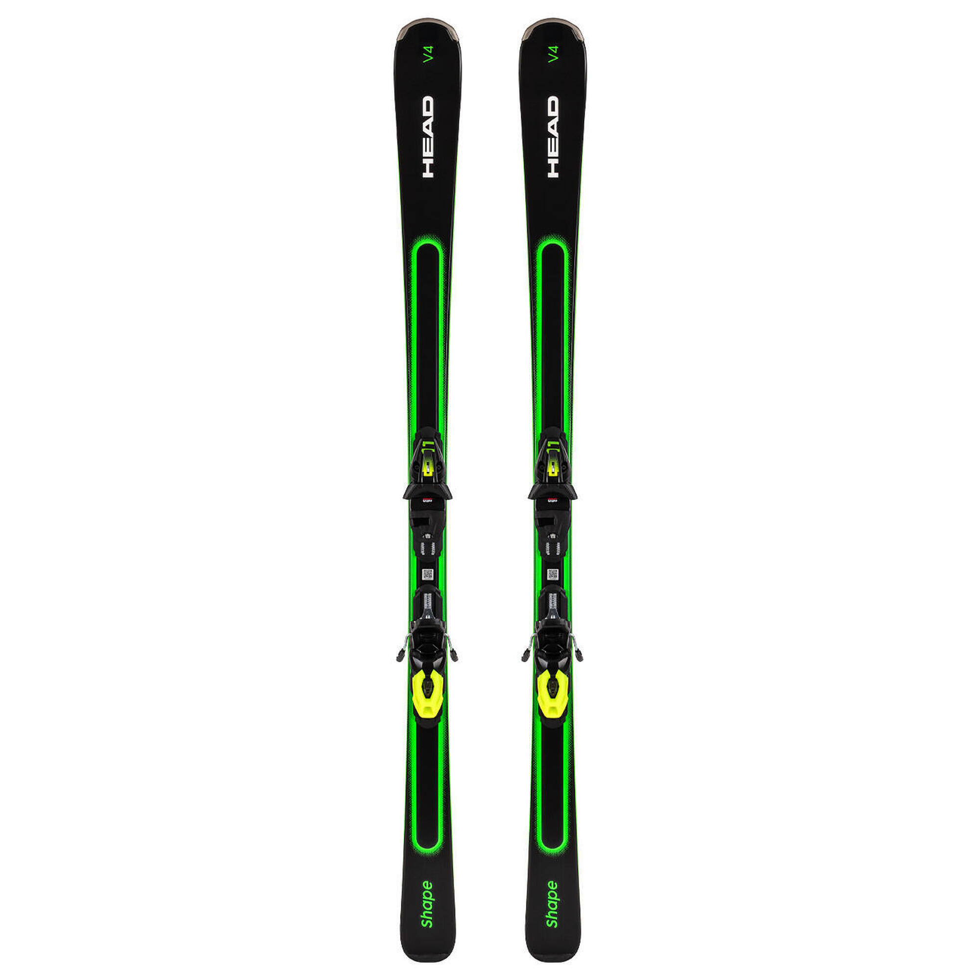 Narty męskie HEAD SHAPE V4 + wiązania HEAD PR 11 z GRIP WALK