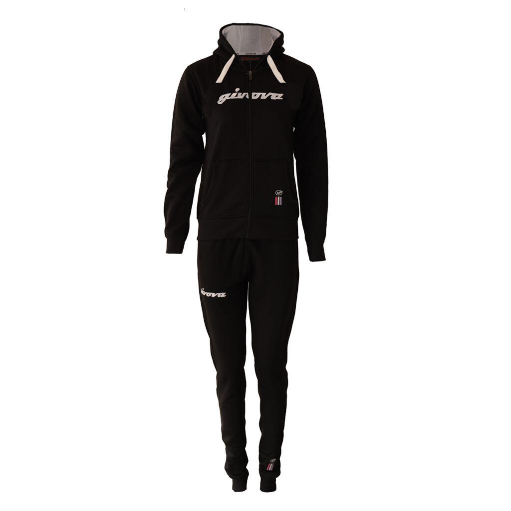 Damski dres GIVOVA 105 z paillettes, felpa, kaptur, XL