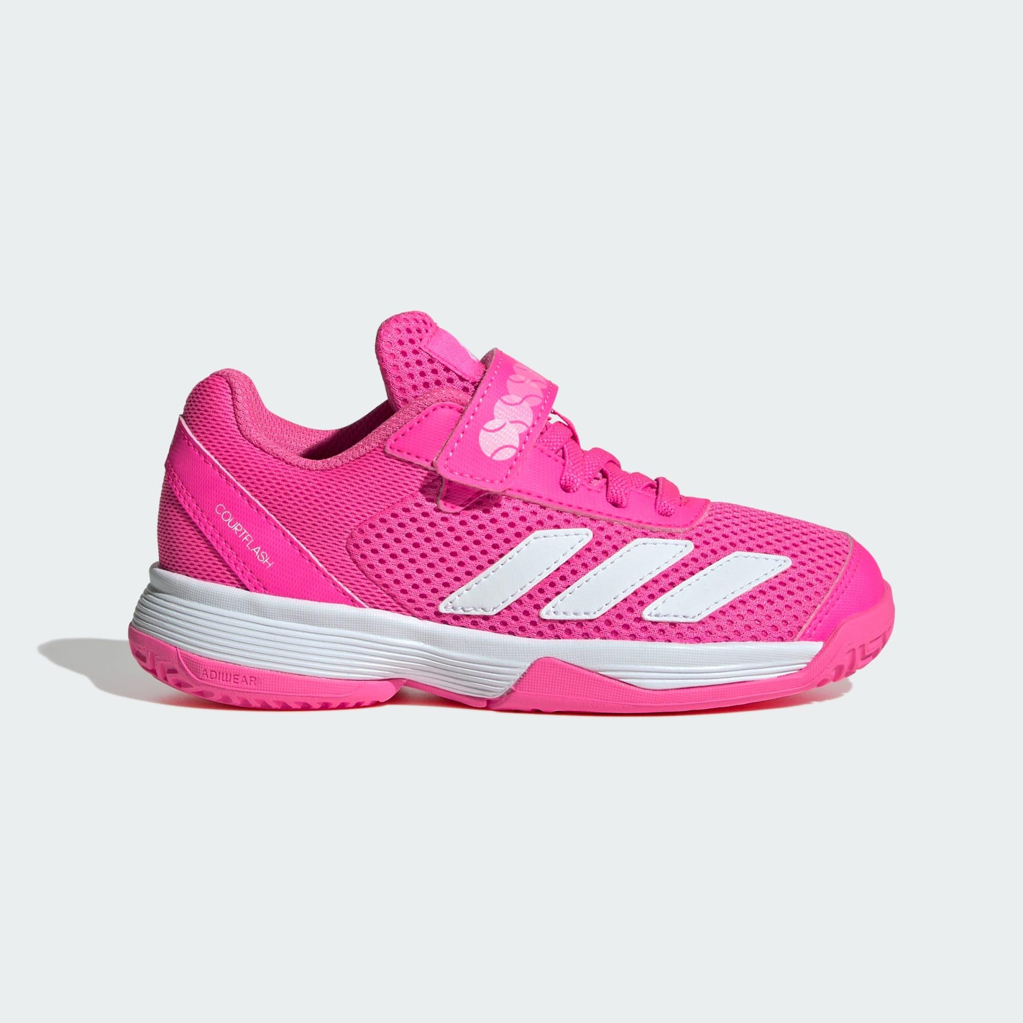 ADIDAS Boty Courtflash Hook-and-Loop Tennis Kids