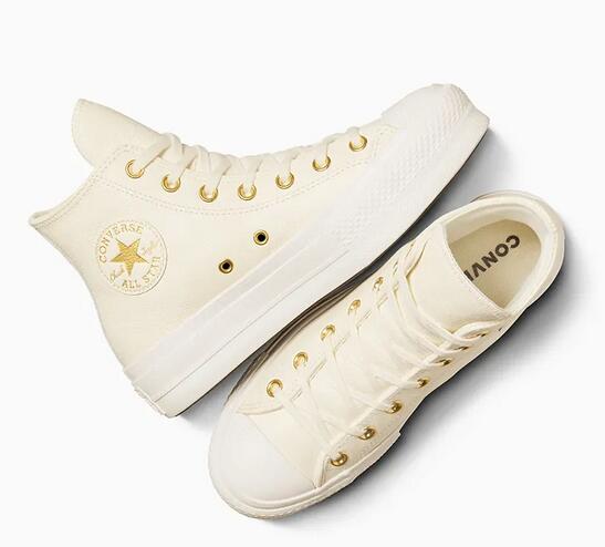 Baskets Converse Chuck Taylor As Lift, Beige, Unisexe 7/7