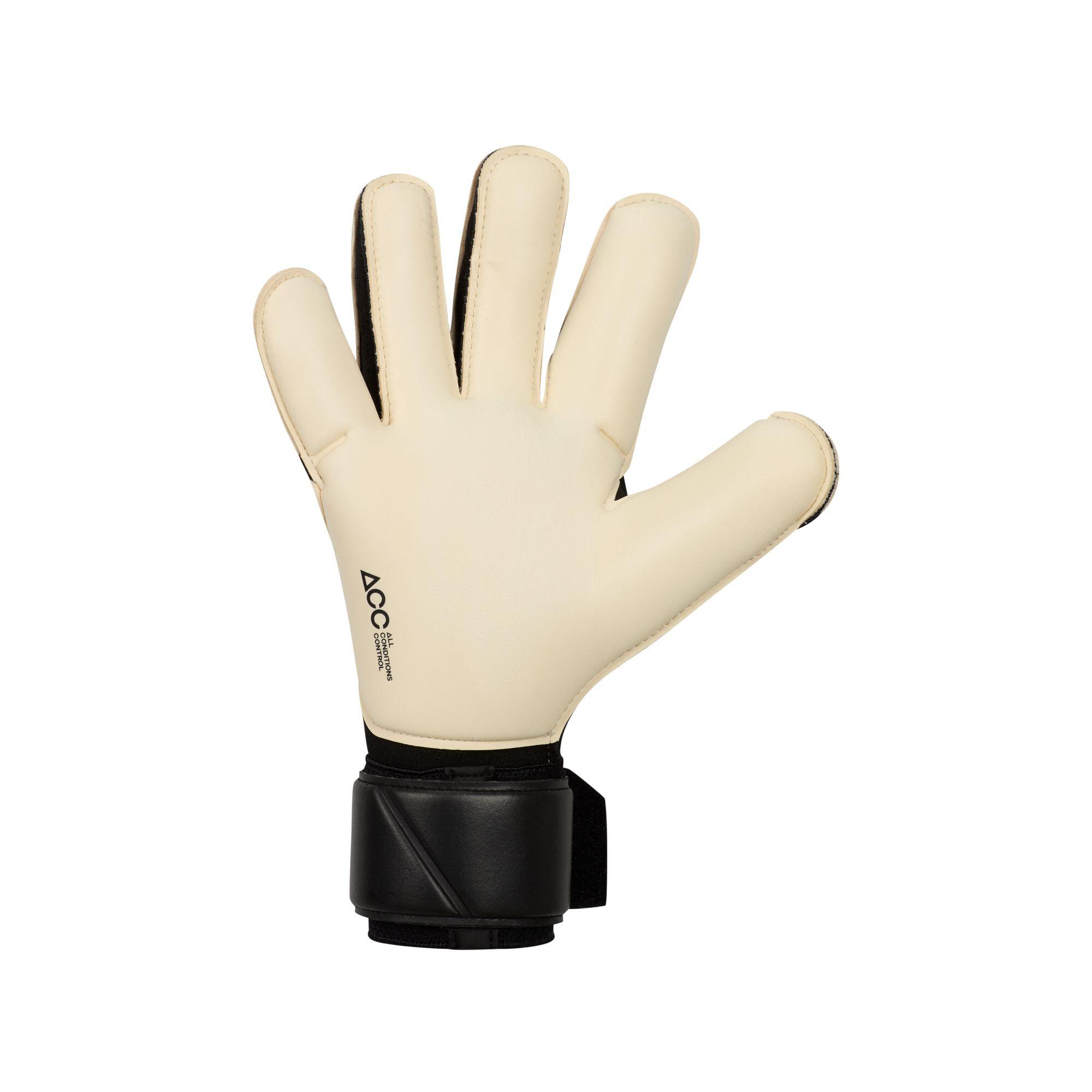 Guanti da Portiere Nike Nk Gk Vg3 Ho23 - Nero/Bianco/Mtlc Gold Coin, Taglia 8 2/2