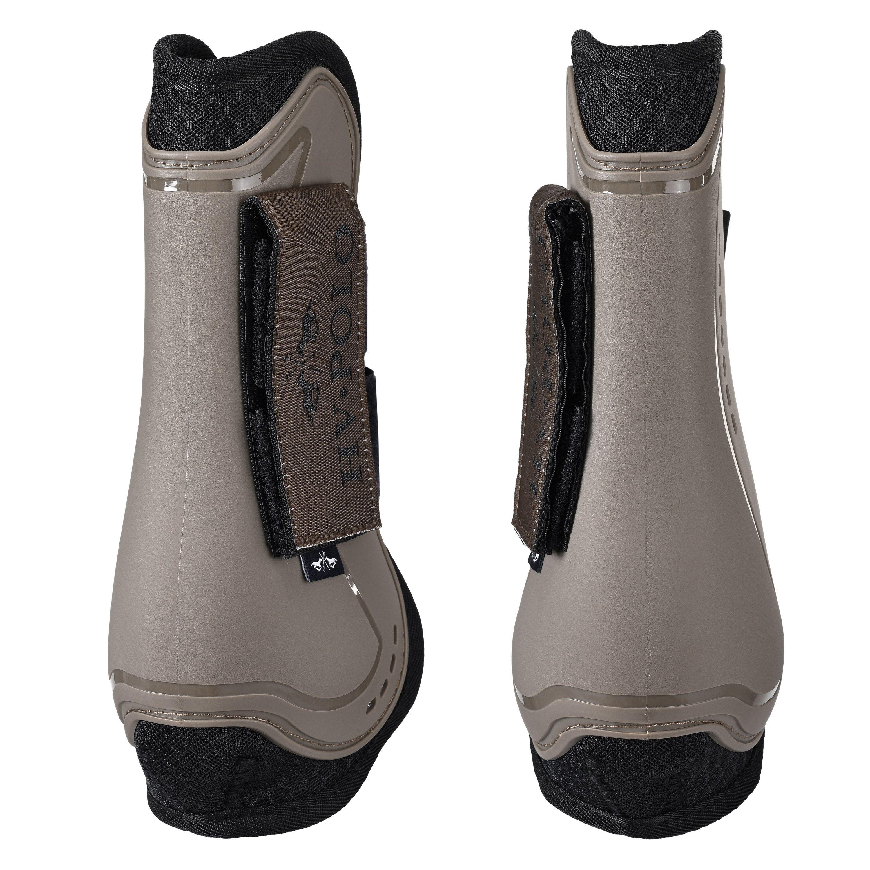 Botas de ante delanteras cerradas y protectores de cañas para caballo HV Polo Cl 2/4