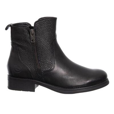 BUGATTI Damen-Stiefelette ZLN 0839 – Echtleder, Schwarz