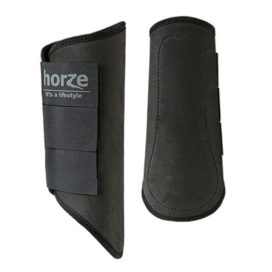 Stinchiere per cavalli chiuse anteriormente con fodera in pelle di pecora Horze 3/5