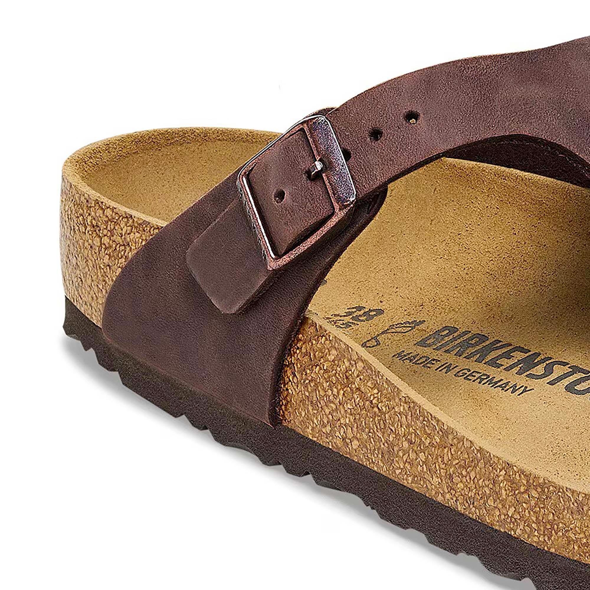 Sandales Birkenstock Gizeh Cuir Huilé Adulte 5/5