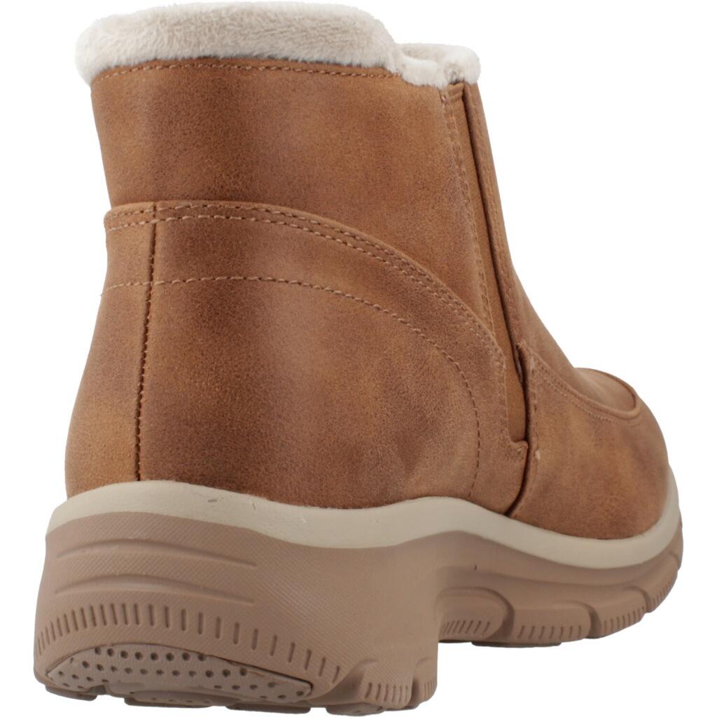 Bottines Plates Femme Skechers Relaxed Fit: Easy Going - Intl Marron 3/5