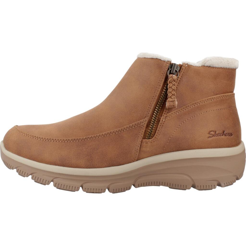 Bottines Plates Femme Skechers Relaxed Fit: Easy Going - Intl Marron 2/5