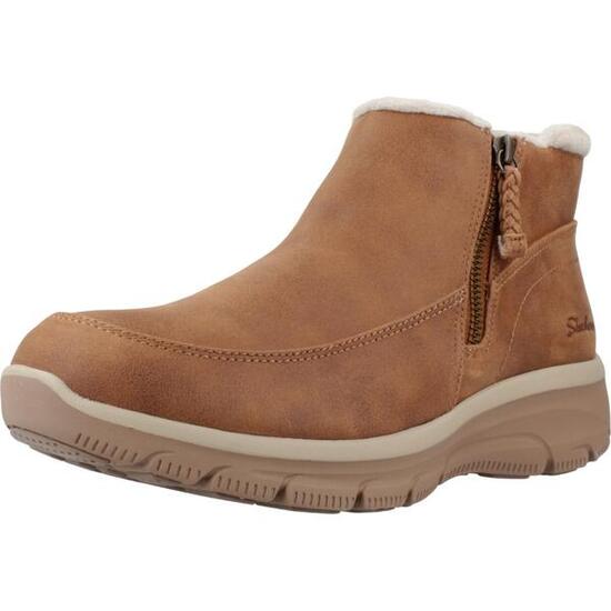 Botines Planos Mujer Skechers Relaxed Fit: Easy Going - Intl Marrón