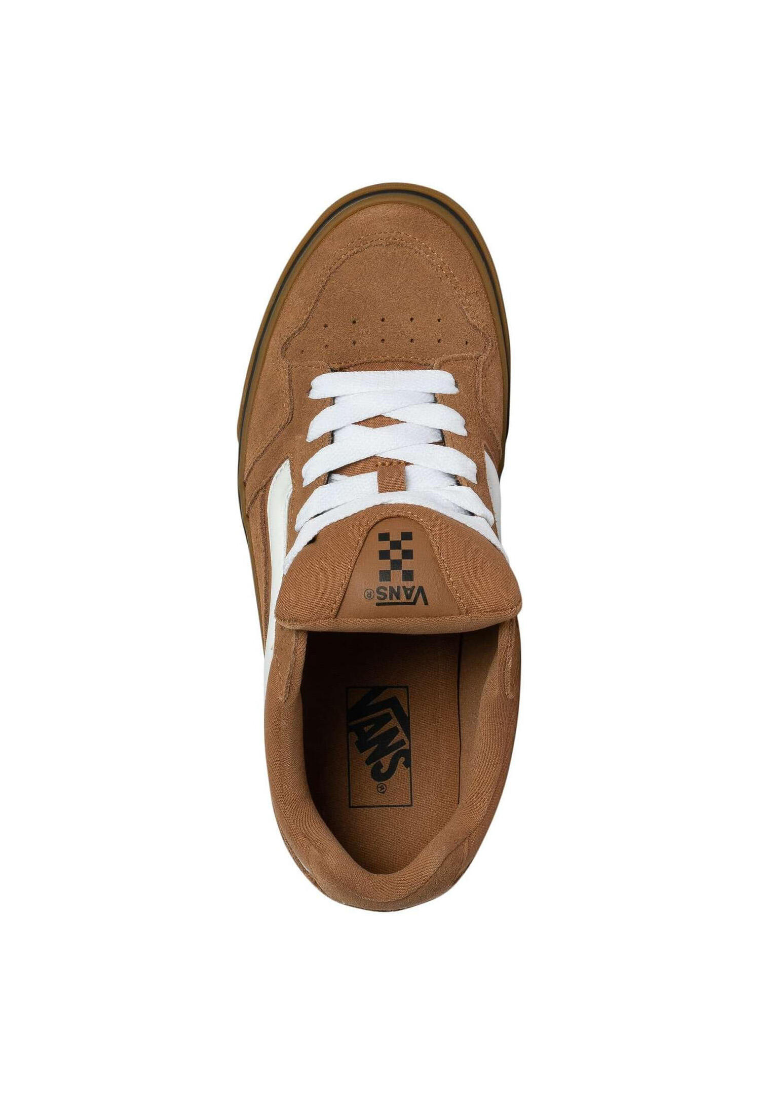 VANS Herren Caldrone Sneaker Lifestyle Turnschuhe VN000CSPGWT Braun Weiß 3/6