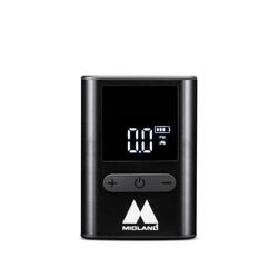 Midland ENERPUMP - Compresseur d'air portatif 10 BAR, Batterie externe